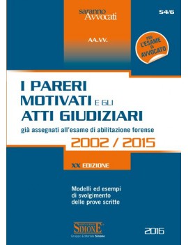 PARERI MOTIVATI E GLI ATTI GIUDIZIA