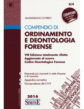 COMPENDIO DI ORDINAMENTO E DEONTOLOGI