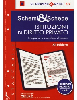 SCHEMI E SCHEDE ISTITUZIONI privato