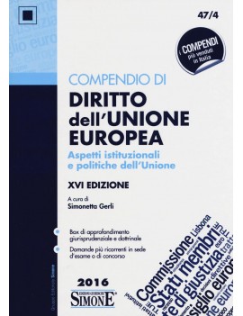 ve COMPENDIO DI DIRITTO UNIONE EUROPEA