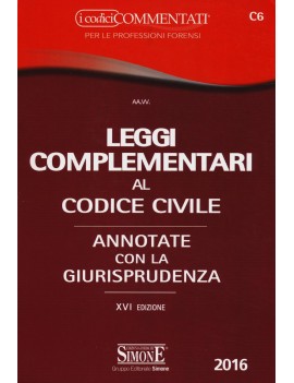 LEGGI COMPLEMENTARI AL CODICE CIVILE