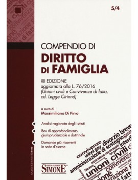 COMPENDIO DI DIRITTO DI FAMIGLIA 2016