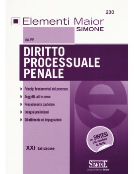 DIRITTO PROCESSUALE PENALE