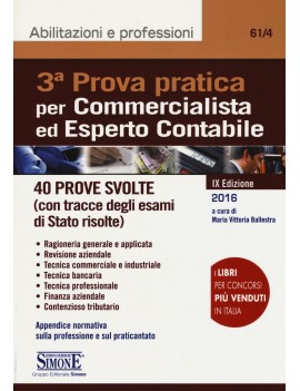 3 PROVA PRATICA COMMERCIALISTA  ESPERTO