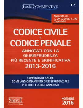 codice civile e penale annotato 2016