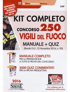 KIT 250 VIGILI DEL FUOCO 2016