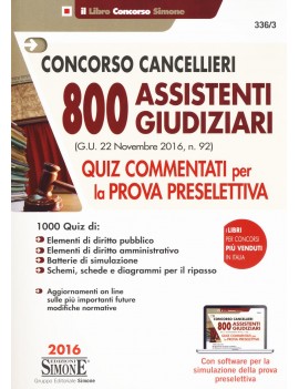 800 ASSISTENTI GIUDIZIARI QUIZ prova pre