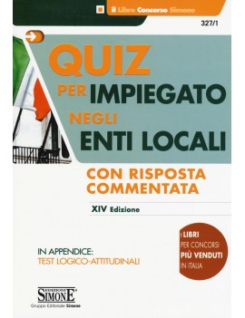 QUIZ IMPIEGATO ENTI LOCALI 2016 con risp