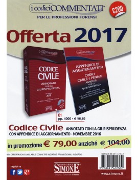 CODICE CIVILE annotato 2016 + appendice