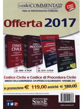 PROMOZIONE 2016/2017 CIVILE E PROC CIVI