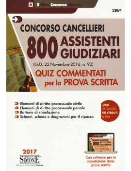 800 ASSISTENTI GIUDIZIARI QUIZ prova scr