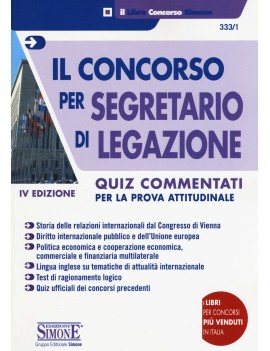 concorso per il segretario di legazione