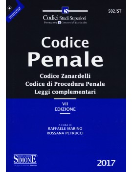 CODICE PENALE 2017 zanardelli + procedur