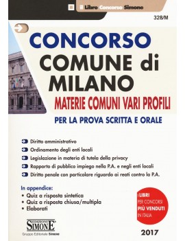 2017CONCORSO NEL COMUNE DI MILANO