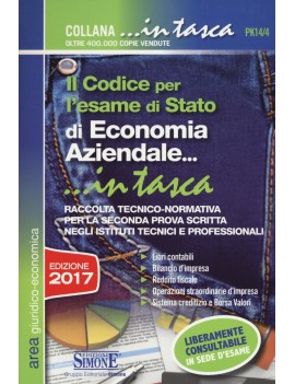 CODICE PER ESAME STATO DI ECONOMIA AZIEN