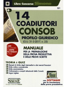 14 COADIUTORI CONSOB profilo giuridico