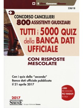 800 ASSISTENTI GIUDIZIARI 5000 quiz banc