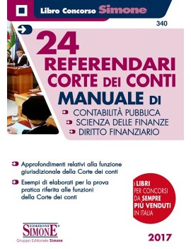 24 REFERENDARI CORTE CORTE DEI CONTI 201