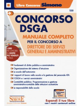 CONCORSO DSGA manuale completo