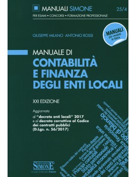 MANUALE CONTABILITA' E FINANZA ENTI LOCA