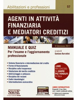 AGENTI IN ATTIVIT? FINANZIARIA E MEDIATO