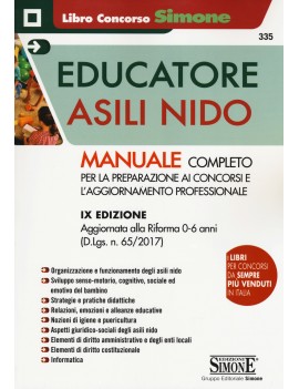 EDUCATORE NELL'ASILO NIDO  2017