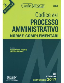 CODICE DEL PROCESSO AMMINISTRATIVO 2017