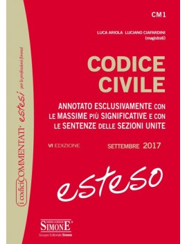 CODICE CIVILE ESTESO 2017