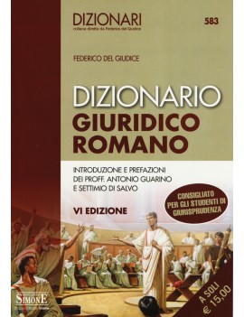 DIZIONARIO GIURIDICO ROMANO