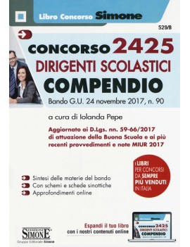 COMPENDIO CONCORSO DIRIGENTE SCOLASTICO