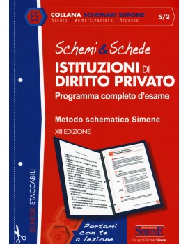 SCHEMI E SCHEDE ISTITUZIONI privato