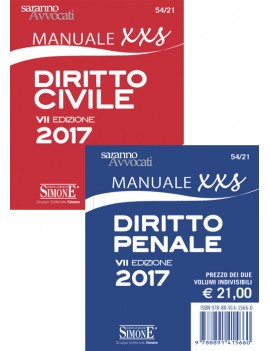 PACK MANUALE CIVILE - PENALE 2017