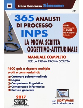 365 ANALISTI PROCESSO INPS prova scritta