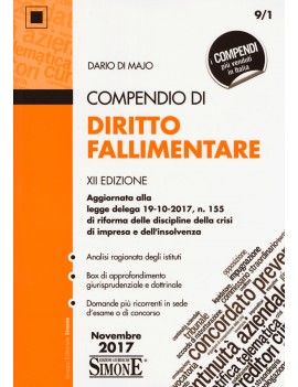 COMPENDIO DI DIRITTO FALLIMENTARE 2017