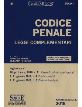 CODICE PENALE 2018  MINOR