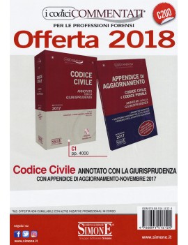 OFFERTA CODICE CIVILE 2018 ANNOTATO