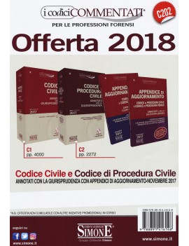 OFFERTA CODICE CIVILE E PROC2018 ANNOTAT