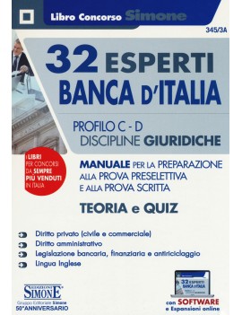 32 ESPERTI BANCA D'ITALIA PROFILO C  D