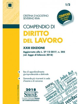 COMPENDIO DI DIRITTO DEL LAVORO 2018