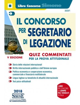 concorso per il segretario di legazione