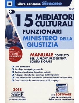 15 MEDIATORI CULTURALI FUNZIONARI MINIST