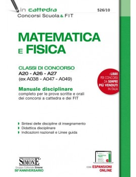 ve MATEMATICA E FISICA