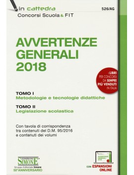 Avvertenze generali 2018 526/AG