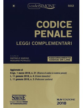 VE CODICE PENALE 2018 E LEGGI COMPLEMENT