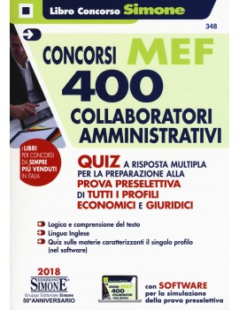 MEF 400 COLLABORATORI AMMINISTRATIVI