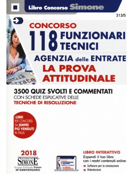 118 FUNZIONARI TECNICI AGENZIA ENTRATE