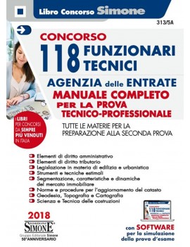 118 FUNZIONARI TECNICI AGENZIA ENTRATE