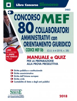 MEF 80 COLLABORATORI AMMINISTRATIVI