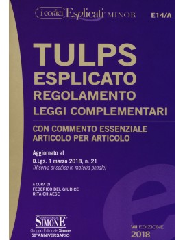 TULPS ESPLICATO 2018 minor     E14/A