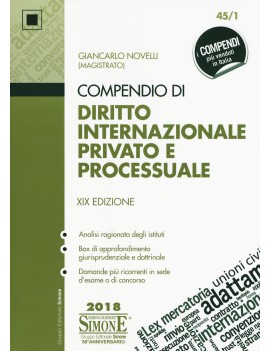 COMPENDIO DI DIRTTO INTERNAZIONALE